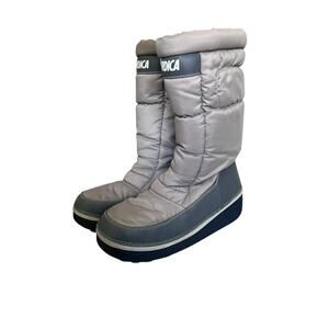 Vintage Nordica Snow Boots Men/unisex Adult Size 10-11 Eur 45-46 Gray Puffer